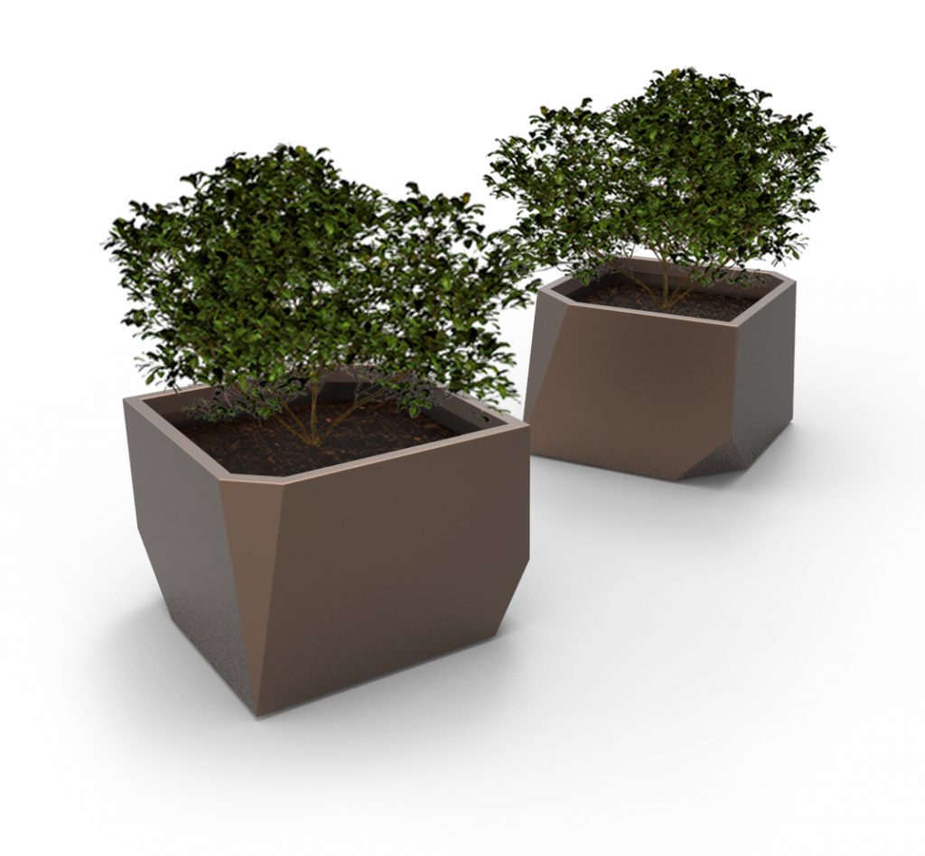 objets publics design franck magné roches bac végétaux mobilier urbain alignement