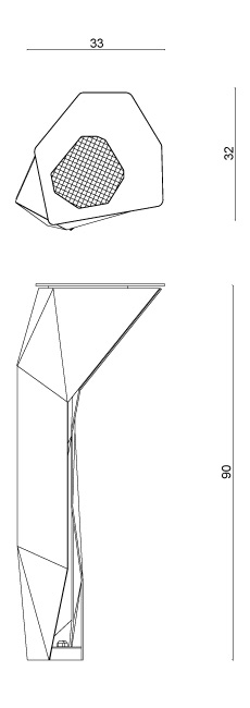 cendrier mobilier urbain design franck magné cendrier à sable