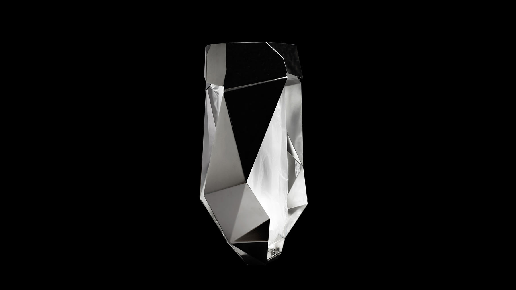 objets publics corbeille froissé poubelle ville design franck magné