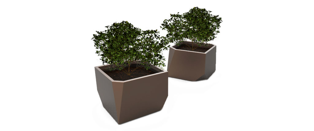 Objets publics bac à végétaux Roche jardinière bac à plantes