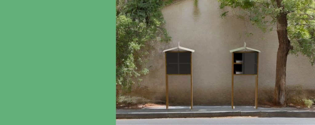 Boîte à livres et boîte à graines, Objets Publics