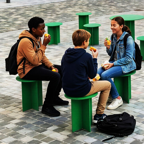 objets publics mobilier urbain design elements