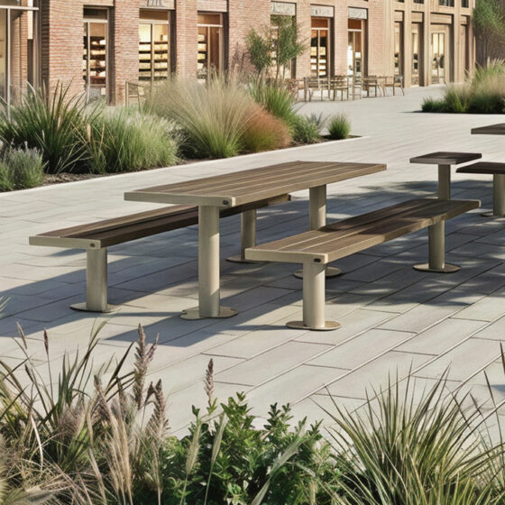 table urbaine design objets publics